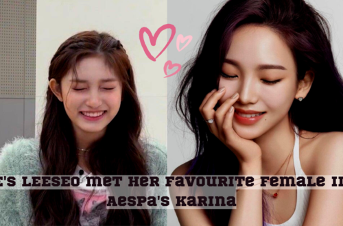 Leeseo meet Karina | Ive meeting Aespa finally