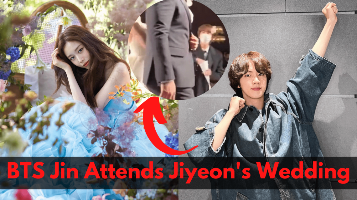 Jin Spotted At Jiyeon's Wedding