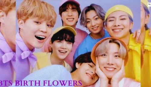 The birth flowers of Bts members